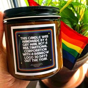 LGBTQ+ This Candle Was Handmade By a Gay Man... Handmade Sage & Lavender - 16oz